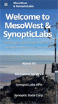 Mobile Screenshot of mesowest.org