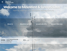 Tablet Screenshot of mesowest.org